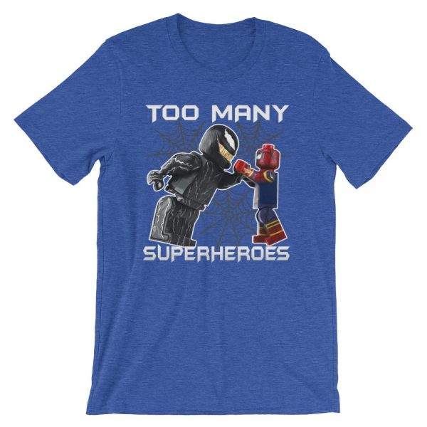 TOO MANY SUPERHEROES T-Shirt - Image 11