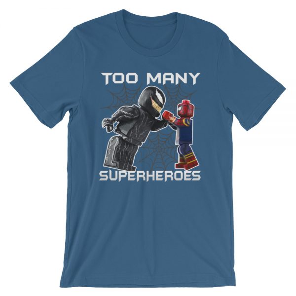 TOO MANY SUPERHEROES T-Shirt - Image 8