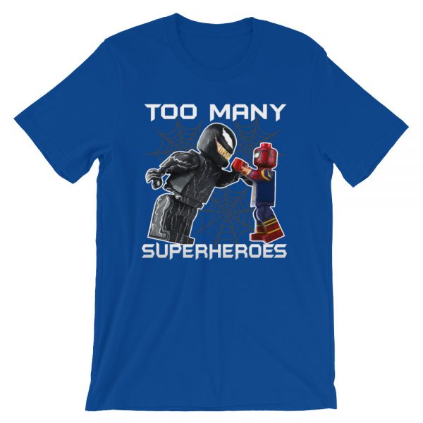 TOO MANY SUPERHEROES T-Shirt - Image 9